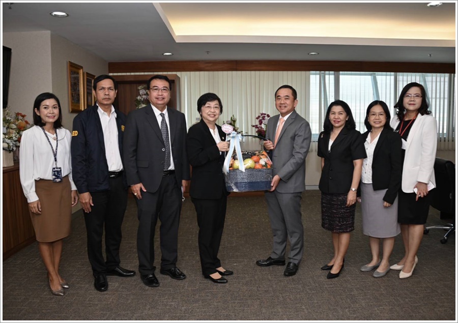 กรมบังคับคดีแสดงความยินดีกับปลัดกระทรวงดิจิทัลเพื่อเศรษฐกิจและสังคมคนใหม่